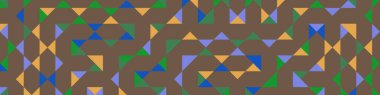 Color Rhombus tile tessellation pattern illustration