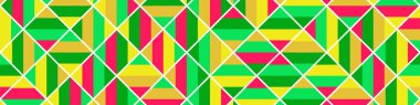 Color Rhombus tile tessellation pattern illustration