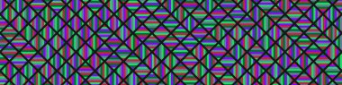Color Rhombus tile tessellation pattern illustration