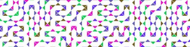 Color Rhombus tile tessellation pattern illustration