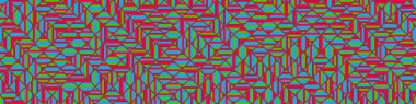 Color Rhombus tile tessellation pattern illustration