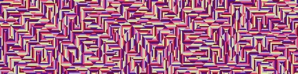 Color Rhombus Tile Tessellation Pattern Illustration — Stok Vektör