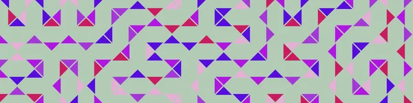 Color Rhombus Tile Tessellation Pattern Illustration - Stok Vektor