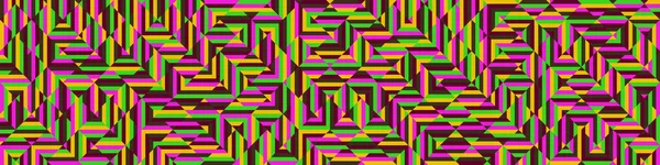 Color Rhombus Tile Tessellation Pattern Illustration — Stockvektor