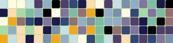 Farbe Karierte Quadrate Hintergrund Abstrakte Illustration — Stockvektor
