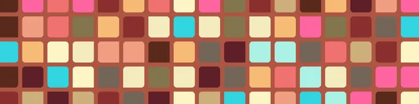 Kleur Geblokte Vierkanten Achtergrond Abstracte Illustratie — Stockvector