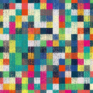 Renkli fırçalanmış kıvılcımlı noktalar, taklit arkaplan çizimi, soyut çizim