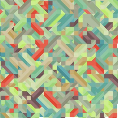 Renkli Elmaslar illüzyon arka plan soyut illüstrasyon