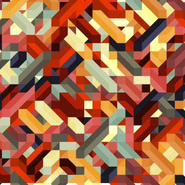 Renkli Elmaslar illüzyon arka plan soyut illüstrasyon