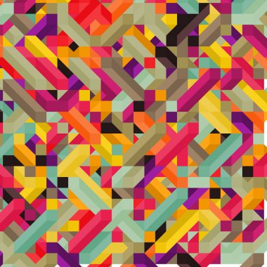 Renkli Elmaslar illüzyon arka plan soyut illüstrasyon