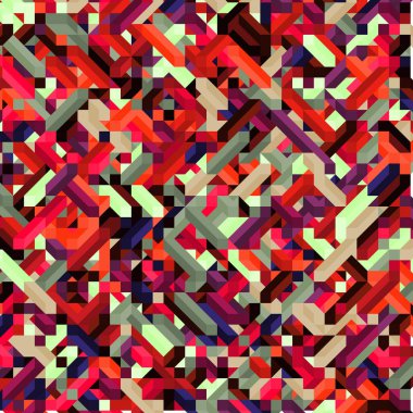 Renkli Elmaslar illüzyon arka plan soyut illüstrasyon