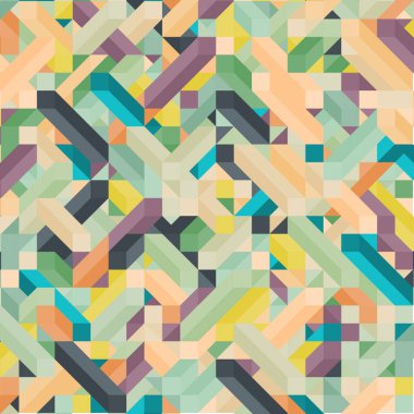 Renkli Elmaslar illüzyon arka plan soyut illüstrasyon