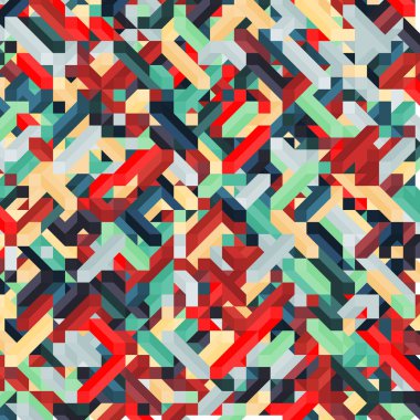 Renkli Elmaslar illüzyon arka plan soyut illüstrasyon