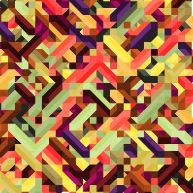 Renkli Elmaslar illüzyon arka plan soyut illüstrasyon