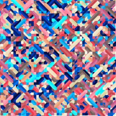 Renkli Elmaslar illüzyon arka plan soyut illüstrasyon