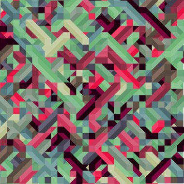 Renkli Elmaslar illüzyon arka plan soyut illüstrasyon