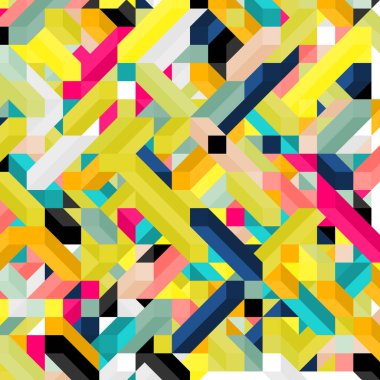 Renkli Elmaslar illüzyon arka plan soyut illüstrasyon