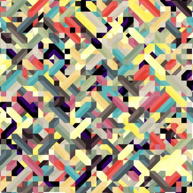 Renkli Elmaslar illüzyon arka plan soyut illüstrasyon