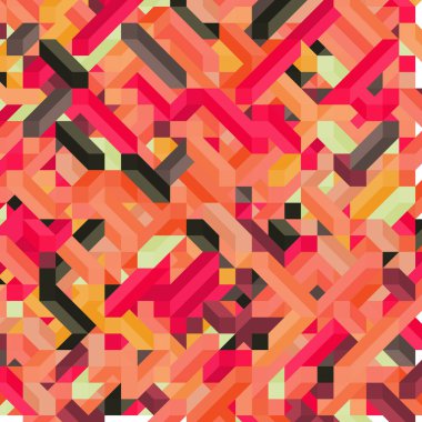 Renkli Elmaslar illüzyon arka plan soyut illüstrasyon