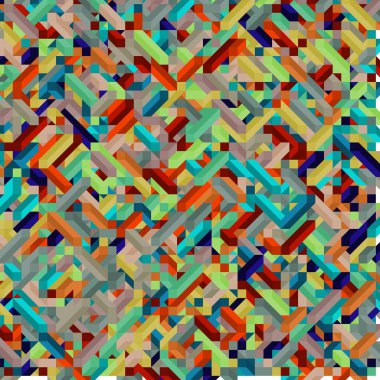 Renkli Elmaslar illüzyon arka plan soyut illüstrasyon