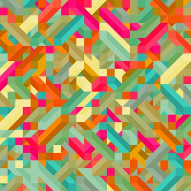 Renkli Elmaslar illüzyon arka plan soyut illüstrasyon