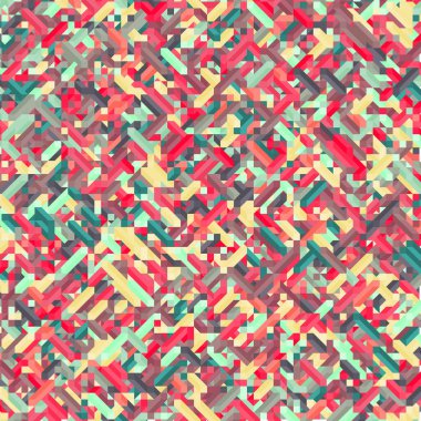 Renkli Elmaslar illüzyon arka plan soyut illüstrasyon