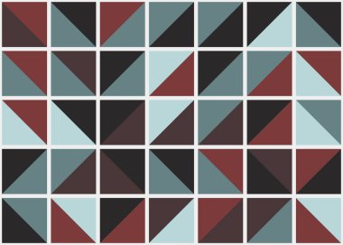 Soyut Geometrik Desen üretken hesaplama sanatı çizimi