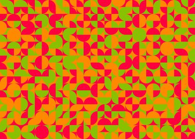 Soyut Geometrik Desen üretken hesaplama sanatı çizimi