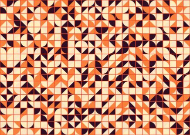 Soyut Geometrik Desen üretken hesaplama sanatı çizimi