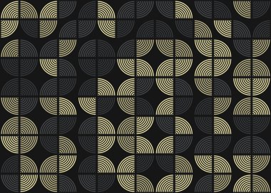 Soyut Geometrik Desen üretken hesaplama sanatı çizimi