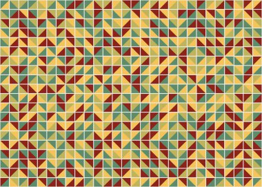 Soyut Geometrik Desen üretken hesaplama sanatı çizimi