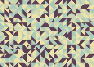 Soyut Geometrik Desen üretken hesaplama sanatı çizimi