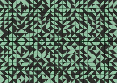 Soyut Geometrik Desen üretken hesaplama sanatı çizimi