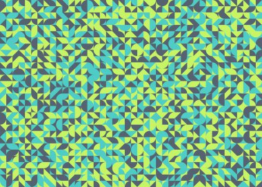 Soyut Geometrik Desen üretken hesaplama sanatı çizimi