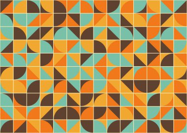 Soyut Geometrik Desen üretken hesaplama sanatı çizimi