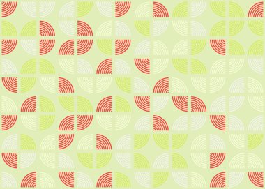 Soyut Geometrik Desen üretken hesaplama sanatı çizimi