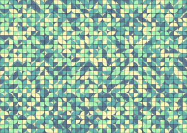 Soyut Geometrik Desen üretken hesaplama sanatı çizimi