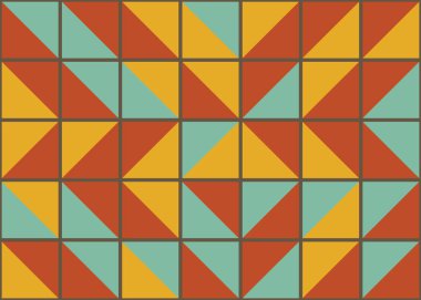 Soyut Geometrik Desen üretken hesaplama sanatı çizimi