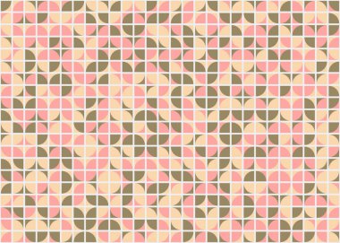 Soyut Geometrik Desen üretken hesaplama sanatı çizimi