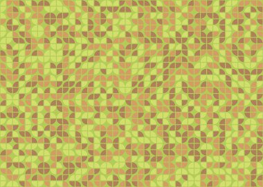 Soyut Geometrik Desen üretken hesaplama sanatı çizimi