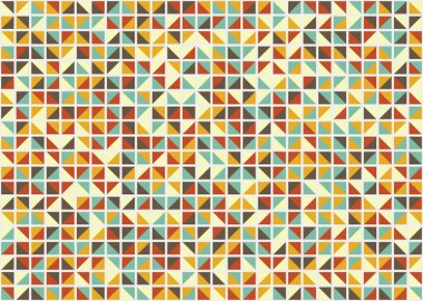 Soyut Geometrik Desen üretken hesaplama sanatı çizimi