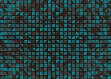 Soyut Geometrik Desen üretken hesaplama sanatı çizimi