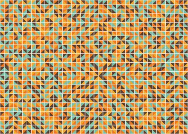 Soyut Geometrik Desen üretken hesaplama sanatı çizimi