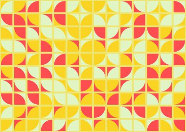 Soyut Geometrik Desen üretken hesaplama sanatı çizimi