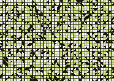 Soyut Geometrik Desen üretken hesaplama sanatı çizimi