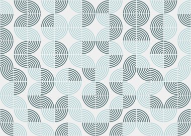 Soyut Geometrik Desen üretken hesaplama sanatı çizimi