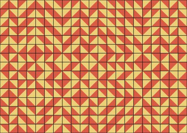 Soyut Geometrik Desen üretken hesaplama sanatı çizimi