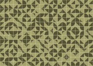 Soyut Geometrik Desen üretken hesaplama sanatı çizimi