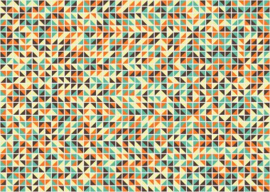 Soyut Geometrik Desen üretken hesaplama sanatı çizimi