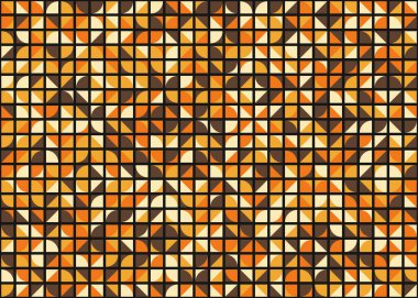 Soyut Geometrik Desen üretken hesaplama sanatı çizimi